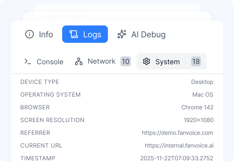 System Logs & Context